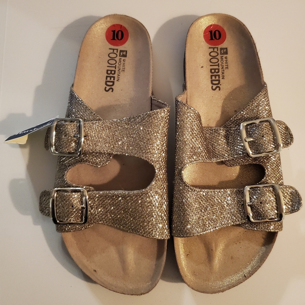 NWT White Mountain Footbeds Sandals
